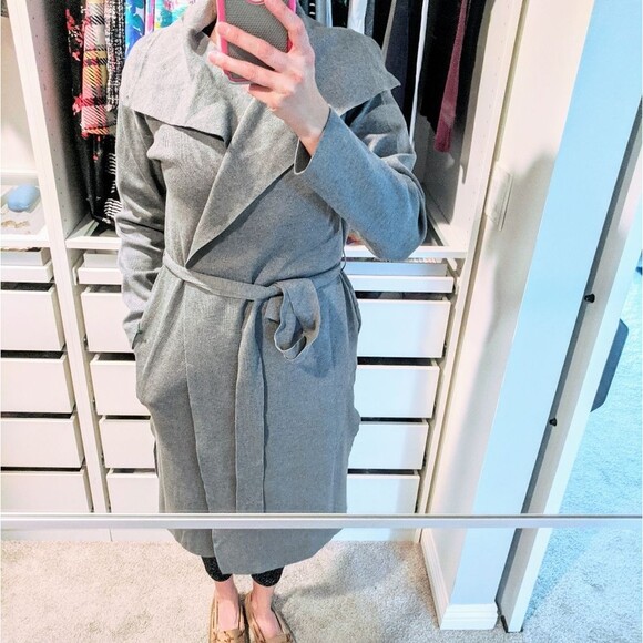 Harper Harlow Grey Coat Duster Cardigan NWT - Picture 4 of 14